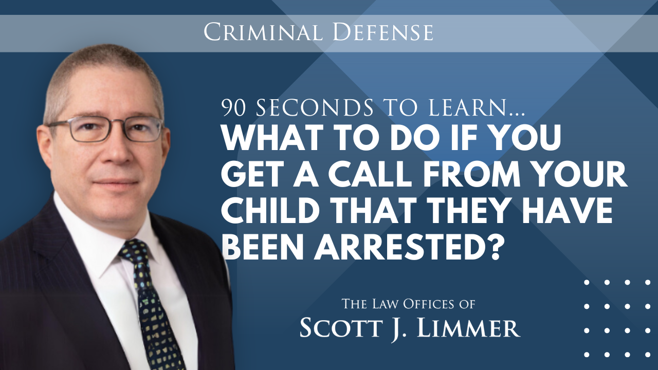 Video: What to Do if You Get a Call From Your Child That They Have Been Arrested?